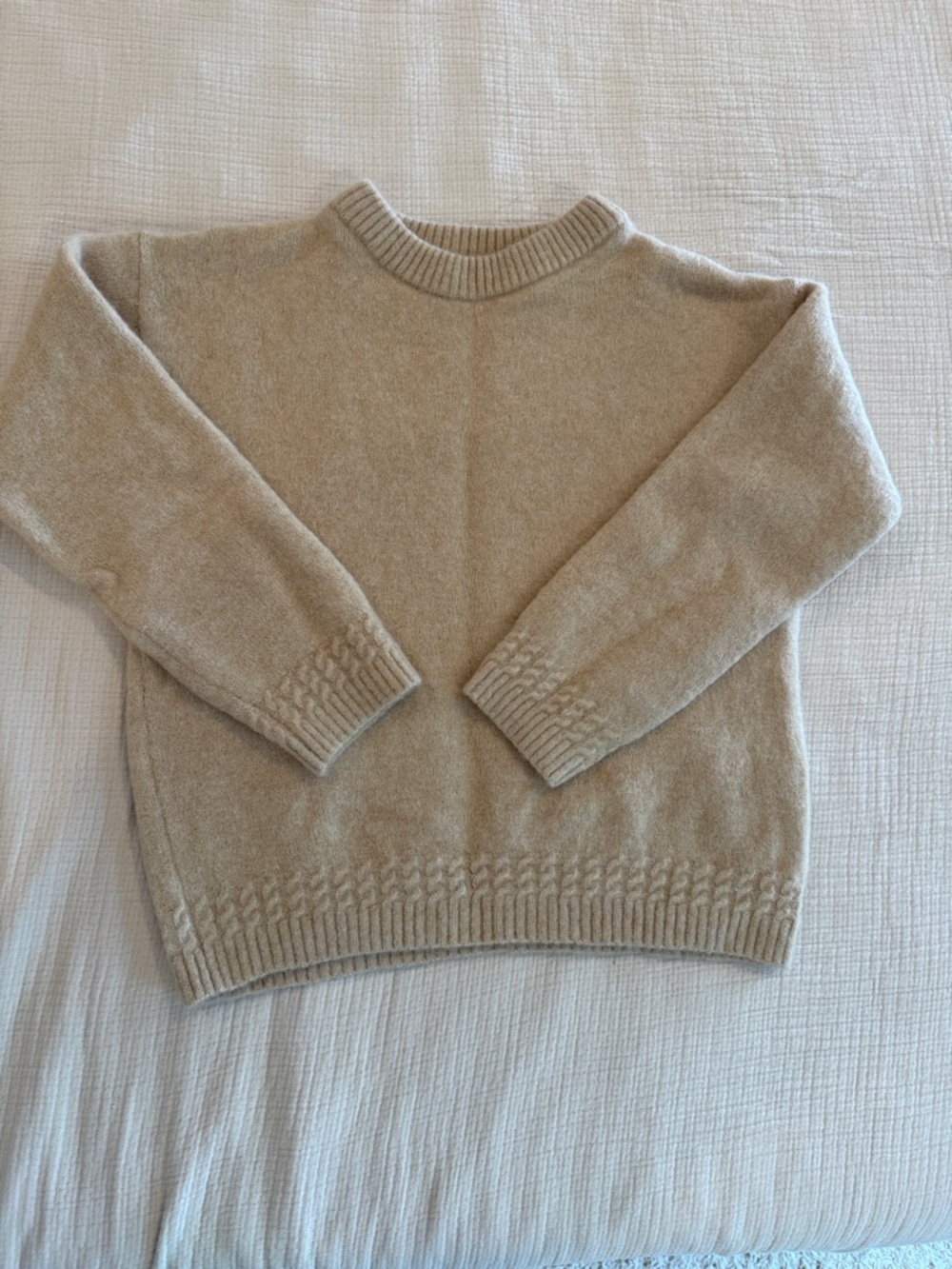 Sezane Amiel Jumper in vanilla. size medium